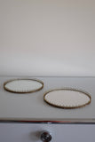 Pair of Swedish Modern Brass Mirror tray