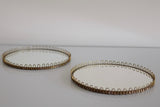 Pair of Swedish Modern Brass Mirror tray