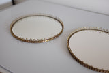 Pair of Swedish Modern Brass Mirror tray