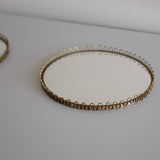 Pair of Swedish Modern Brass Mirror tray