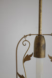 Scandinavian Modern Leaf Decorated Pendant