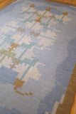 Vintage Swedish Flat weave rug by Ingegerd Silow