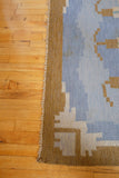 Vintage Swedish Flat weave rug by Ingegerd Silow