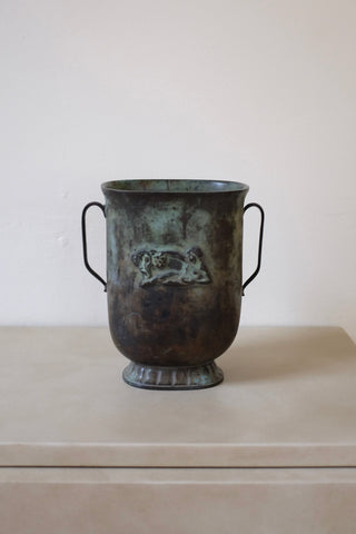 Swedish Grace Bronze Vase by GAB