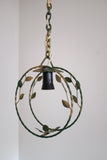 Round Leaf decorated Outdoor Pendant
