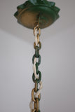 Round Leaf decorated Outdoor Pendant