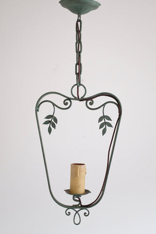 Leaf decorated Outdoor Pendant