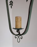 Leaf decorated Outdoor Pendant