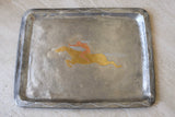 1930 Pewter and Brass tray by Ellen V Kajerdt