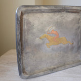 1930 Pewter and Brass tray by Ellen V Kajerdt