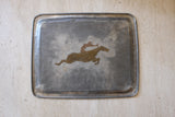 1930 Pewter and Brass tray by Ellen V Kajerdt