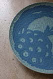 Sgraffito plate from 1917 by Josef Ekberg