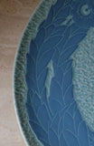 Sgraffito plate from 1917 by Josef Ekberg
