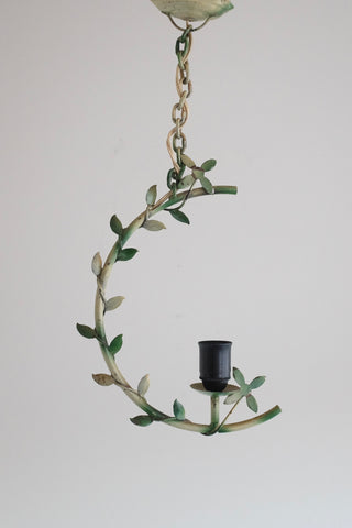 Half Moon Leaf decorated Outdoor Pendant