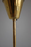 1950s Brass and Glass Pendant