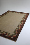 Large Vintage Swedish Kilim rug