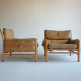 Pair of Kontiki Lounge Chairs by Arne Norell