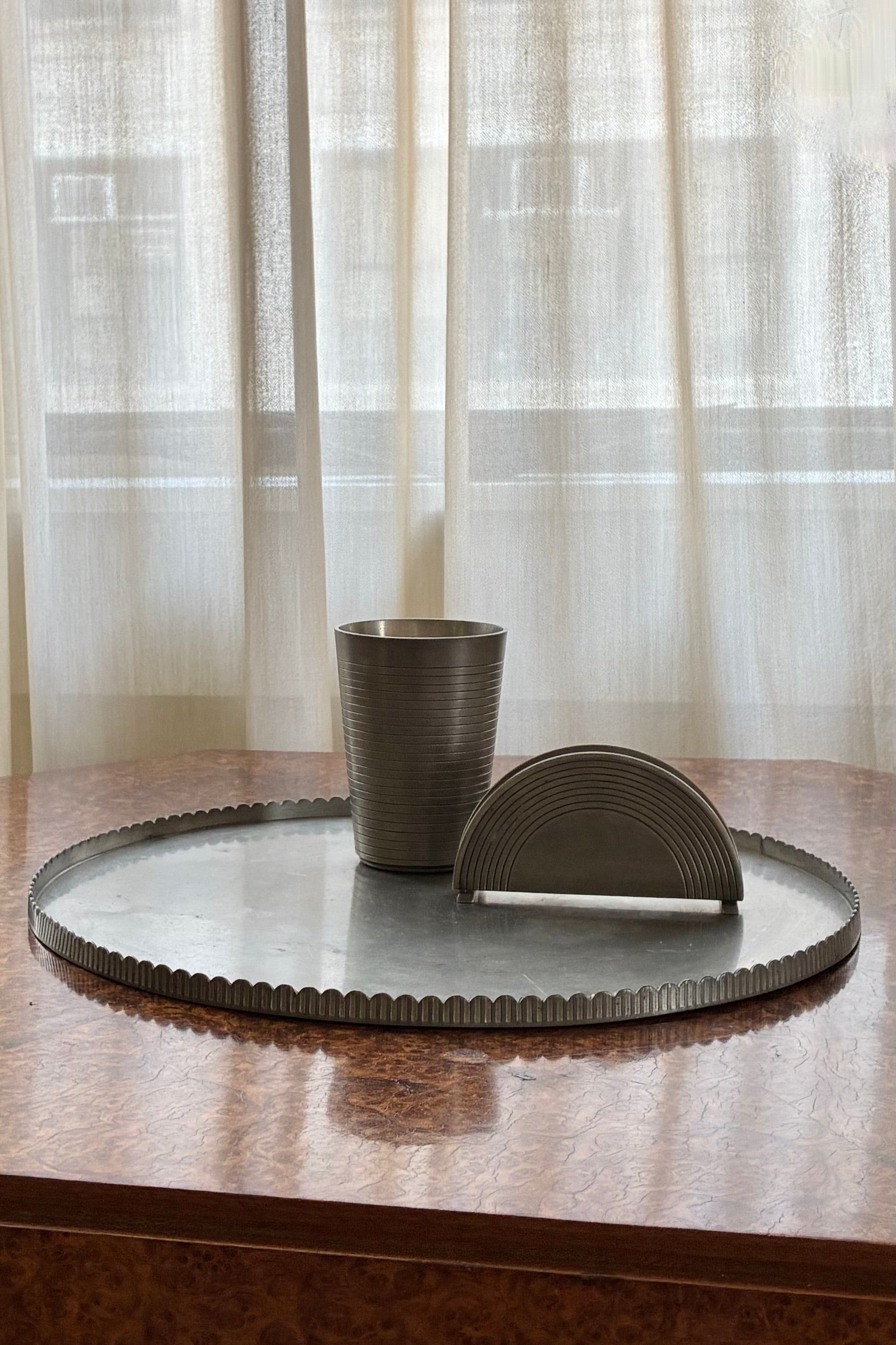 Large Vintage Rattan Mirror – Studio Nordic