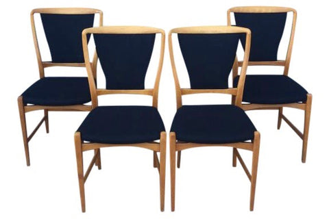 1950's Dining chairs by David Rosén