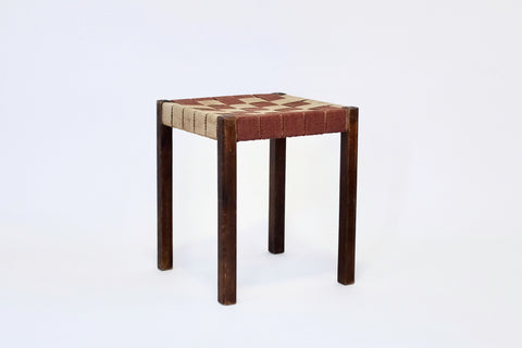 Swedish 1930's webbed stool by Axel Larsson