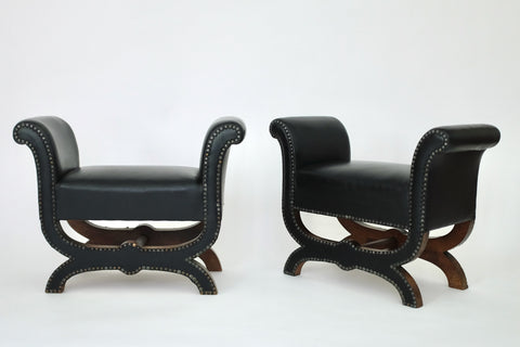 1930's Pair of footstools by Otto Schultz