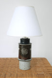 Stoneware table lamp by Inger Persson