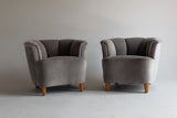 Pair of Swedish Modern Lounge chairs