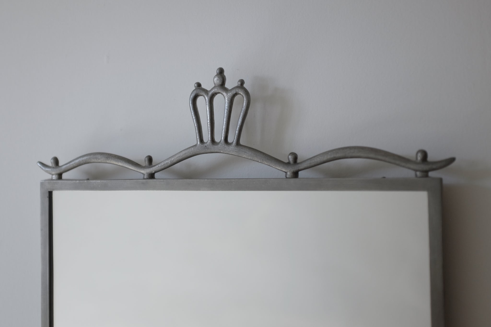 Swedish Grace Pewter Mirror by Edvin Ollers – Studio Nordic