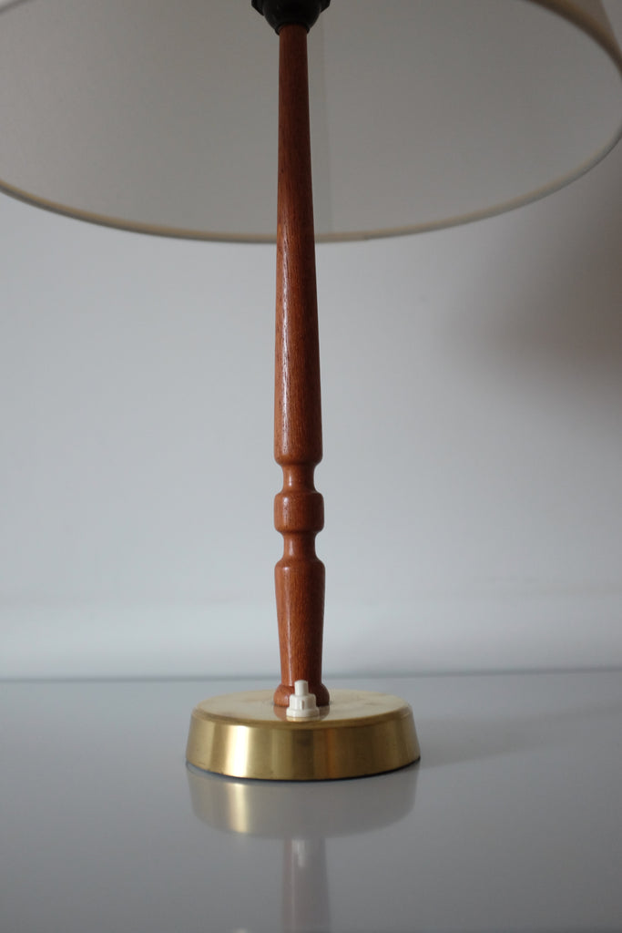 Vintage brass table lamps by Hans Bergström