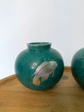 Pair of Argenta Stoneware Vases by Wilhelm Kåge