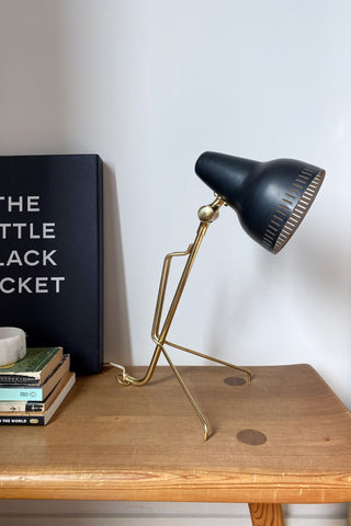 Metal and Brass Table lamp by Falkenbergs