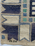 Vintage Handwoven tapestry by Barbro Nilsson