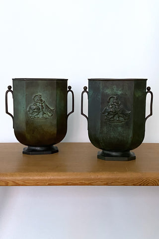 1930s Bronze vase by Just Andersen for GAB