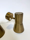 Brass wall lights modell V 239 by Hans-Agne Jakobsson