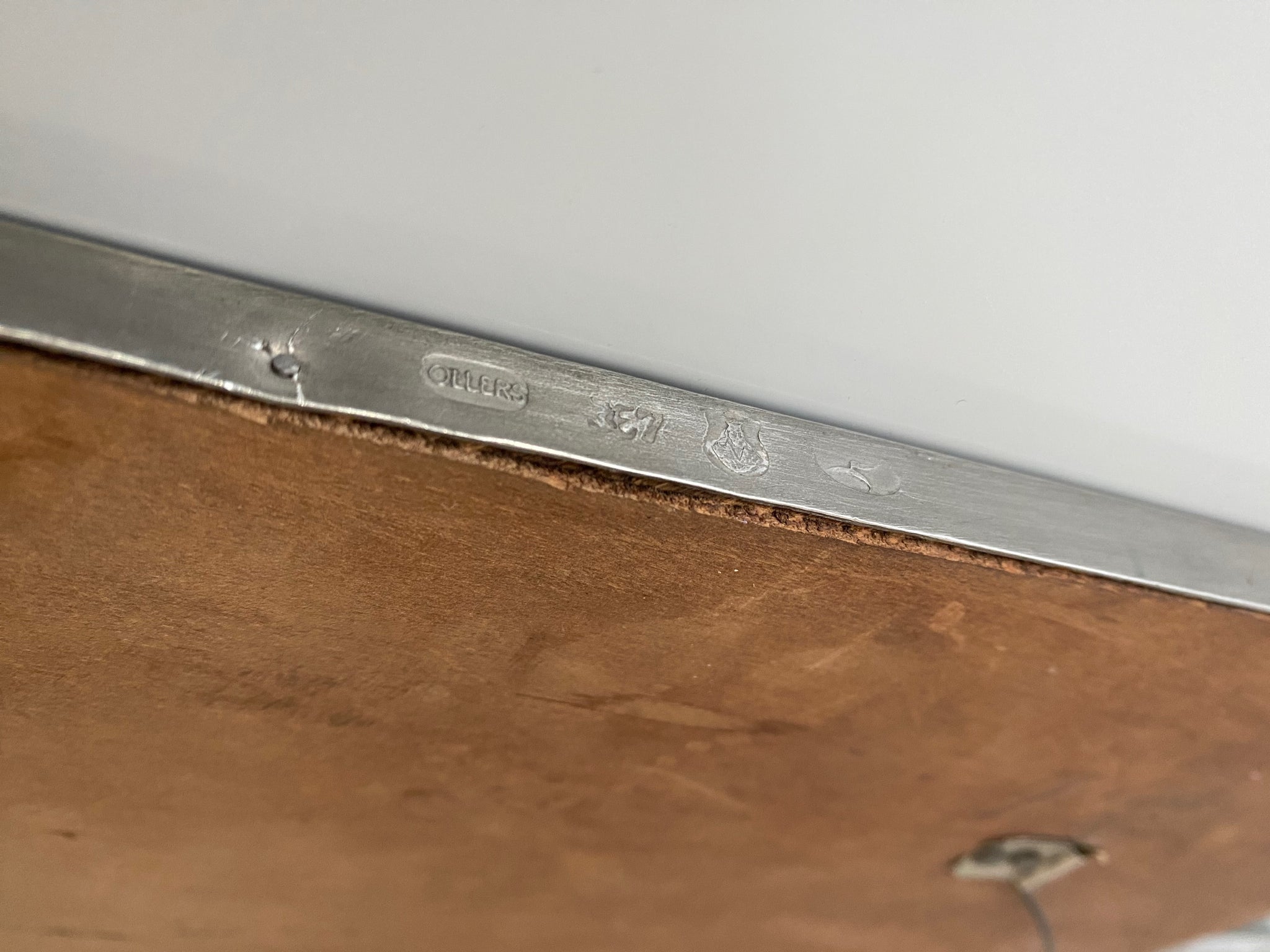 Swedish Grace Pewter Mirror by Edvin Ollers – Studio Nordic