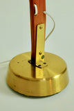 1950's Teak and Brass Floor lamp model 544 by Hans Bergström for Ateljé Lyktan